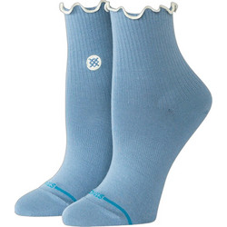 Stance Pop Ruffle Γυναικείες Κάλτσες Κοντές Γαλάζιες W346BC26PO-BLU