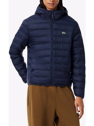 Lacoste Ανδρικό Μπουφάν Χειμωνιάτικο Puffer Navy Μπλε BH8714-HDE
