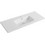 Karag Versa B120 Ένθετος Νιπτήρας Μπάνιου Πορσελάνης 121x40x17cm Λευκός