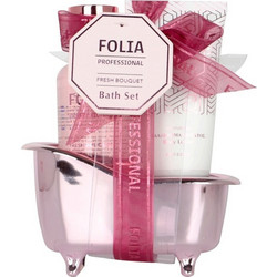 Folia Tube Fresh Bouquet Shower Gel 100ml + Body Lotion 60ml