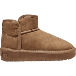 D.Franklin Nordic Γυναικεία Μποτάκια Suede Ταμπά DFSH370023