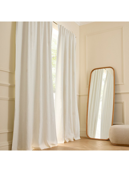 La Redoute Κουρτίνα Συσκότισης με Τρέσα 140x320 Private 351455306 Off White