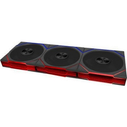 Lian Li Uni Fan TL Flex Case Fan 120mm ARGB με Σύνδεση 3-Pin 4-Pin PWM 3τμχ Black