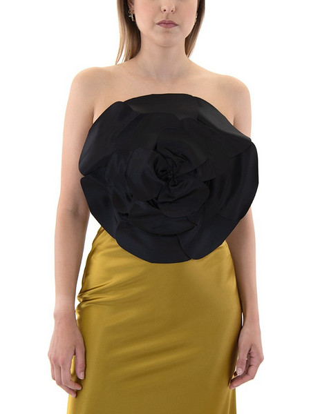 Studio 83 Γυναικείο Καλοκαιρινό Crop Top Μαύρο SF236C