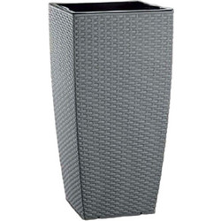 Plastona Natura Κασπώ Δαπέδου Πλαστικό Ανθρακί 36x36x36cm 10.07.0511