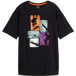 Bonprix Παιδικό T-Shirt Κοντομάνικο Μαύρο 933227