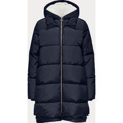 Only Γυναικείο Μπουφάν Χειμωνιάτικο Puffer Μακρύ Navy Μπλε 15335845