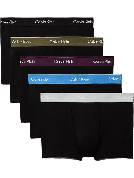 Calvin Klein Icon Cotton Stretch Ανδρικά Μποξεράκια Σετ 5Pack Μαύρα LV00NB4437-4MN
