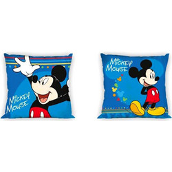 Disney Disney Mickey 22 Παιδικό Διακοσμητικό Μαξιλάρι Microfiber Μπλε 40x40cm
