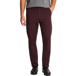 Funky Buddha Ανδρικό Παντελόνι Chino Ελαστικό Κανονική Εφαρμογή Σοκολατί FBM014-001-02