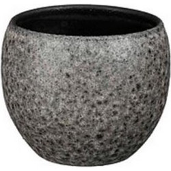 Plastona Κασπώ Πήλινο Μαύρο 14x13cm 02.1138311