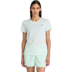 New Balance Γυναικείο Αθλητικό T-Shirt Τιρκουάζ WT51244-COJ