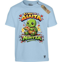 Takeposition Είμαι Σε Δίαιτα Παιδικό T-Shirt Κοντομάνικο Γαλάζιο 806-1680