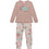 Minerva Clouds Παιδική Πιτζάμα Βαμβακερή Χειμωνιάτικη Ροζ 90-62574-829