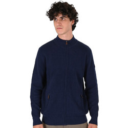 Double Ανδρική Ζακέτα Πλεκτή με Φερμουάρ Navy Μπλε KNIT-8077