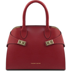 Tuscany Leather Γυναικεία Τσάντα Χειρός από Δερματίνη Κόκκινη TL142673