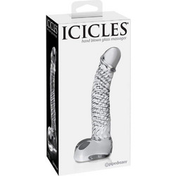Pipedream Icicles No. 61 Πρωκτική Σφήνα 16.5cm Διαφανής