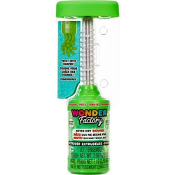 MGA Entertainment Wonder Factory Never Dry Dough Extruder Green