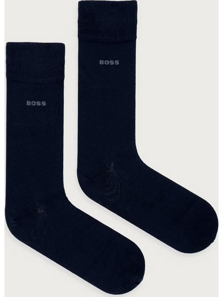 Hugo Boss Ανδρικές Κάλτσες Ψηλές Navy Μπλε 2Pack 50571599-401
