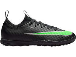 Nike Mercurial Vapor 17 Academy TF IO0142-001 Παιδικά Ποδοσφαιρικά Παπούτσια με Σχάρα Μαύρα Πράσινα