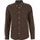Barbour Ανδρικό Πουκάμισο Κοτλέ Μακρυμάνικο Slim Fit Καφέ MSH5001-BR71