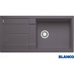 Blanco Metra XL 6 S Ένθετος Νεροχύτης Γρανίτη Αντιστρεφόμενος Rock Grey 100x50cm