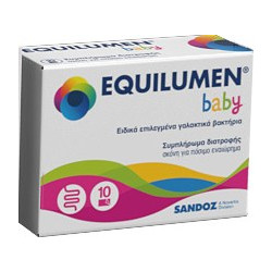 Sandoz Equilumen Baby Προβιοτικά & Πρεβιοτικά για Παιδιά & Βρέφη 10 Φακελάκια
