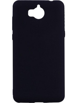 Θήκη Huawei Y5 (2017 ) / Y6 (2017 ) Σιλικόνης TPU Ματ - 4223 - Μαύρο - OEM