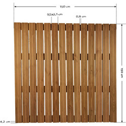 Πάτωμα πλακάκι ντεκ εξωτερικού χώρου - 150x150cm-Tesias Group