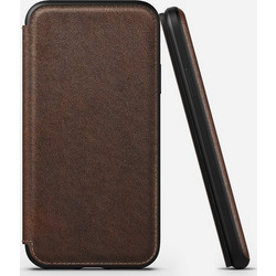 Nomad Rugged Folio Case Brown (iPhone XS Max)