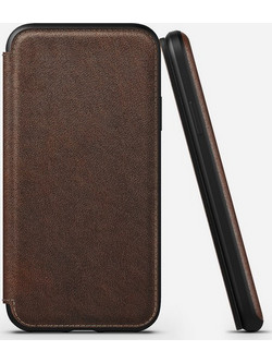 Nomad Rugged Folio Case Brown (iPhone XS Max)