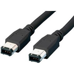 MediaRange Cable Firewire 6-Pin Male - Firewire 6-Pin Male 1.8m Black MRCS122