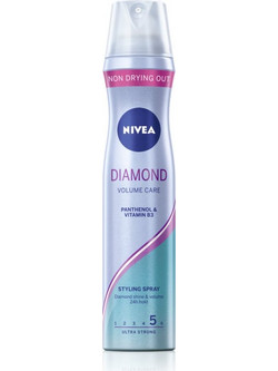 Nivea Diamond Volume Λακ Μαλλιών για Όγκο Δυνατό Κράτημα 250ml