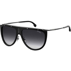 Carrera 1023S 807 Γυαλιά Ηλίου Οβάλ Κοκάλινα Μεταλλικά Μαύρα με Μαύρο Degradee Φακό