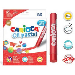 ΠΑΣΤΕΛ CARIOCA OIL PASTEL/24 SUPER SOFT 43278