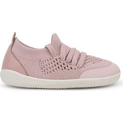 Bobux Step Up Xplorer Play Knit Trainer Seashell Βρεφικά Slip Ons Αγκαλιάς Ροζ 501502