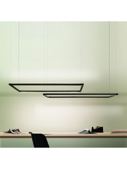 Nemo Lighting Spigolo Horizontal SPI LNN 52 Κρεμαστό Φωτιστικό Οροφής Δίφωτο LED