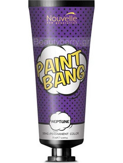 Nouvelle Paint Bang Neptune Ημιμόνιμη Βαφή Μαλλιών Χωρίς Αμμωνία 75ml
