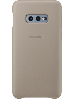 Samsung Leather Cover Grey (Galaxy S10e)