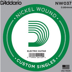 D'Addario NW037 Χορδή Ηλεκτρικής Κιθάρας Nickel Plated Steel 37"