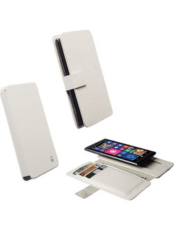 KRUSELL MALMO SLIDE ΘΗΚΗ UNIVERSAL LEATHER FLIPWALLET 3XL WHITE