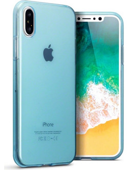 Terrapin Back Cover Clear Blue (iPhone X)