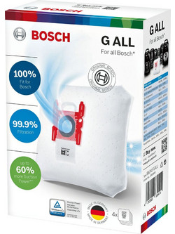 Bosch BBZ41FGALL Σακούλες Σκούπας 4τμχ Συμβατές με Σκούπα Bosch
