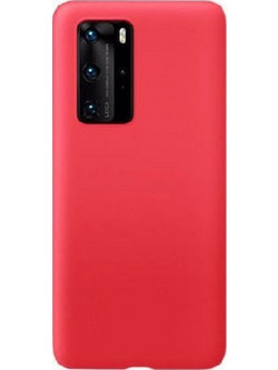 Θήκη Σιλικόνης soft feeling για Huawei P40 Pro - Κόκκινο
