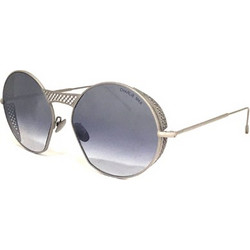 Charlie Max Famagosta SL-N33 Γυναικεία Γυαλιά Ηλίου Στρογγυλά Μεταλλικά Ασημί με Μαύρο Polarized Φακό