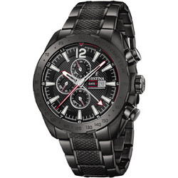 Festina Ανδρικό Ρολόι Χρονογράφος με Γκρι Μεταλλικό Μπρασελέ F20443/1