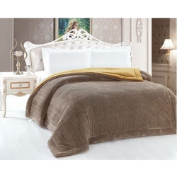 Πάπλωμα Με Γούνα Μονό 150x210 Palatex Icefree N2 Brown