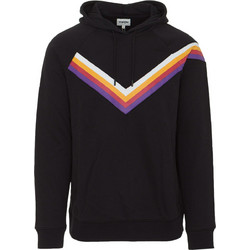 Wrangler Cut&Sew Ανδρικό Φούτερ με Κουκούλα & Τσέπες Μαύρο W6A7IK100