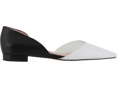 Μπαλαρίνες Kalogirou PUMP FLAT ΑΕΛΙΑ-WHI-BLK Γυναικείο