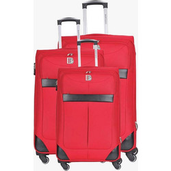 Bartuggi 712-6028 Σετ Βαλίτσες 3τμχ Κόκκινες